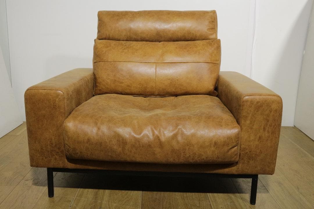 ヤ*ス様 展示美品★クラッシュゲート★プルート＆バレット★１人掛けソファ★関家具