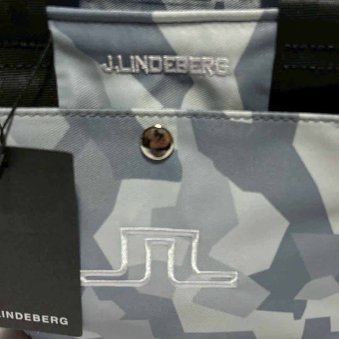 新品　J.LINDEBERG　ゴルフ　カートバッグ　ラウンドバッグ　ライトグレー