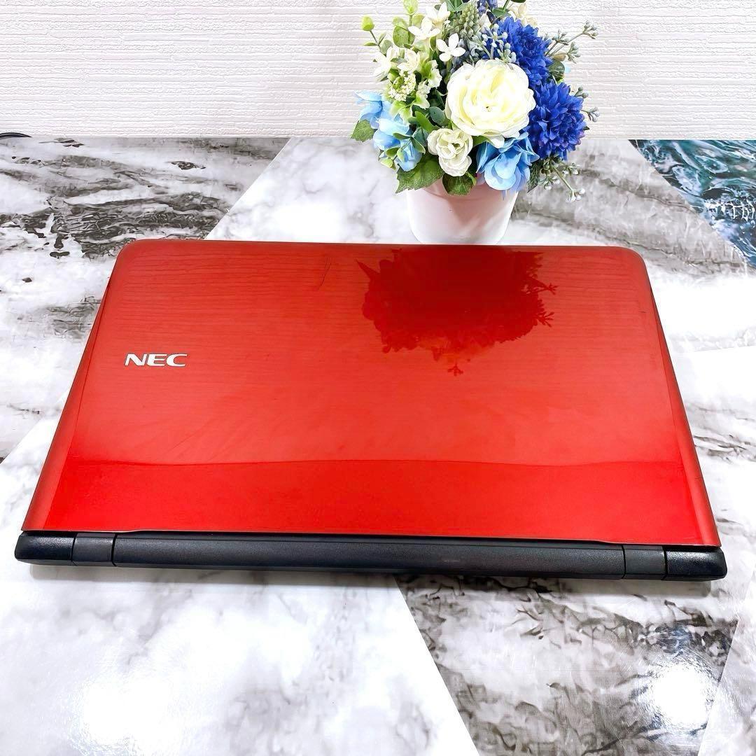 可愛い赤❤薄型ノートパソコン✨大容量✨新品SSD512G✨ Windows11