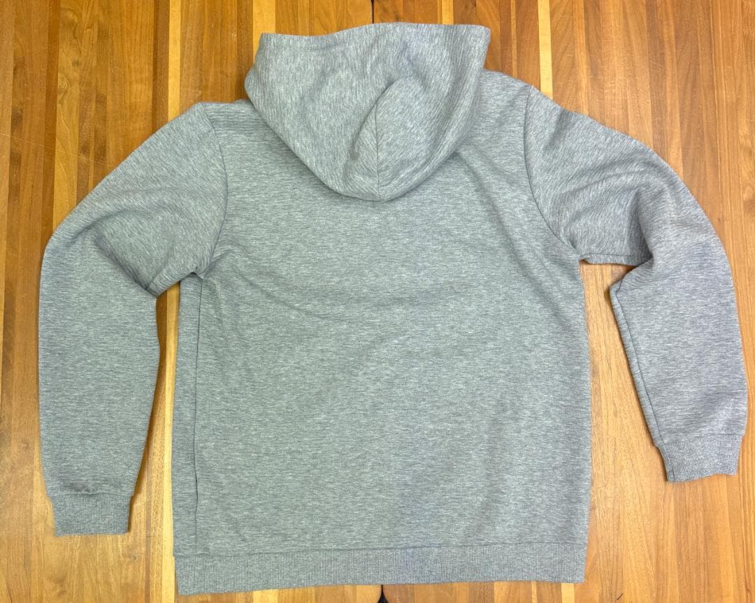 アディダスゴルフ　アイアンデザインパーカー　グレー L