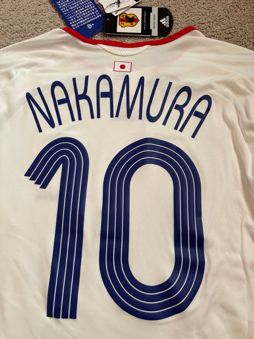 新品　サッカー 日本代表 中村俊輔 ユニフォーム adidas アディダス