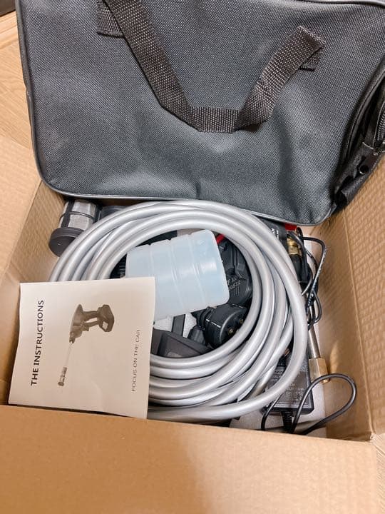 高圧洗浄機 充電式 コードレス ハンディ クリーナー 15000mAhバッテリー