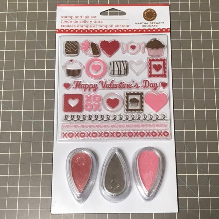 【Martha Stewart】マーサ バレンタイン スタンプセット 未使用品