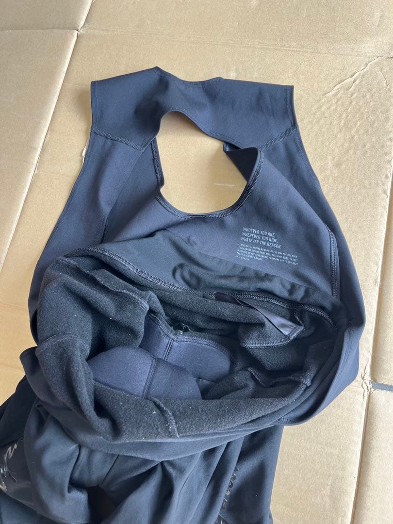 Rapha 濃紺ビブタイツ Lサイズ　裏起毛