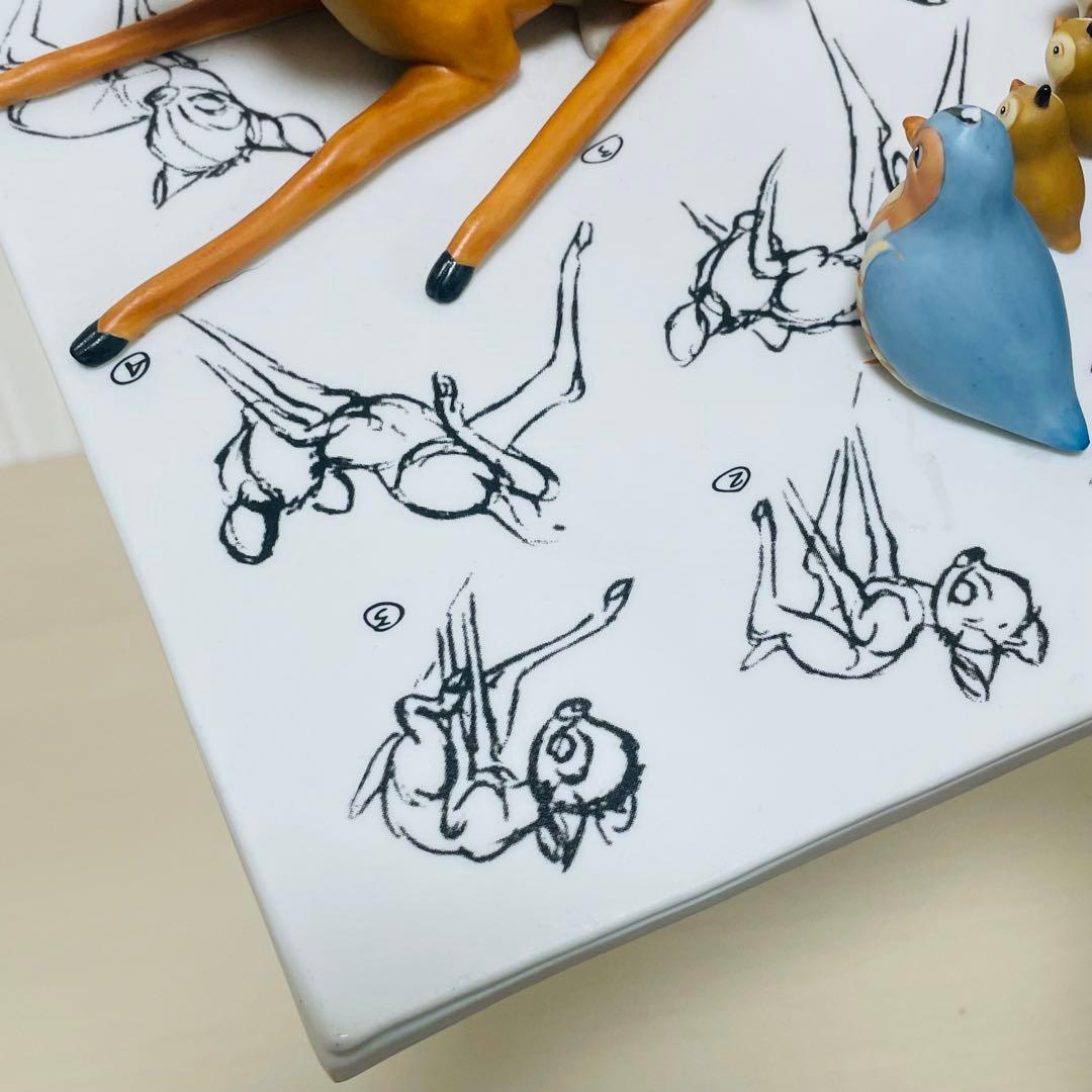 ディズニー バンビ 60周年記念 世界限定3000個 モデルシート フィギュア