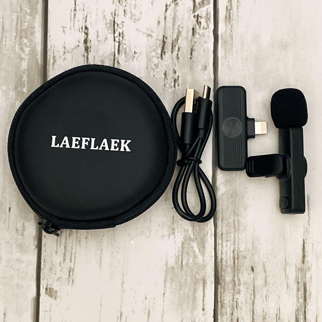 ワイヤレスマイク iphone ピンマイク 360°集音 自動ペアリング 10個