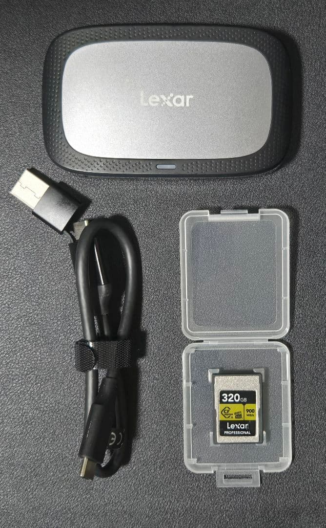 Lexar CFexpress Type A 320GB Gold & リーダー