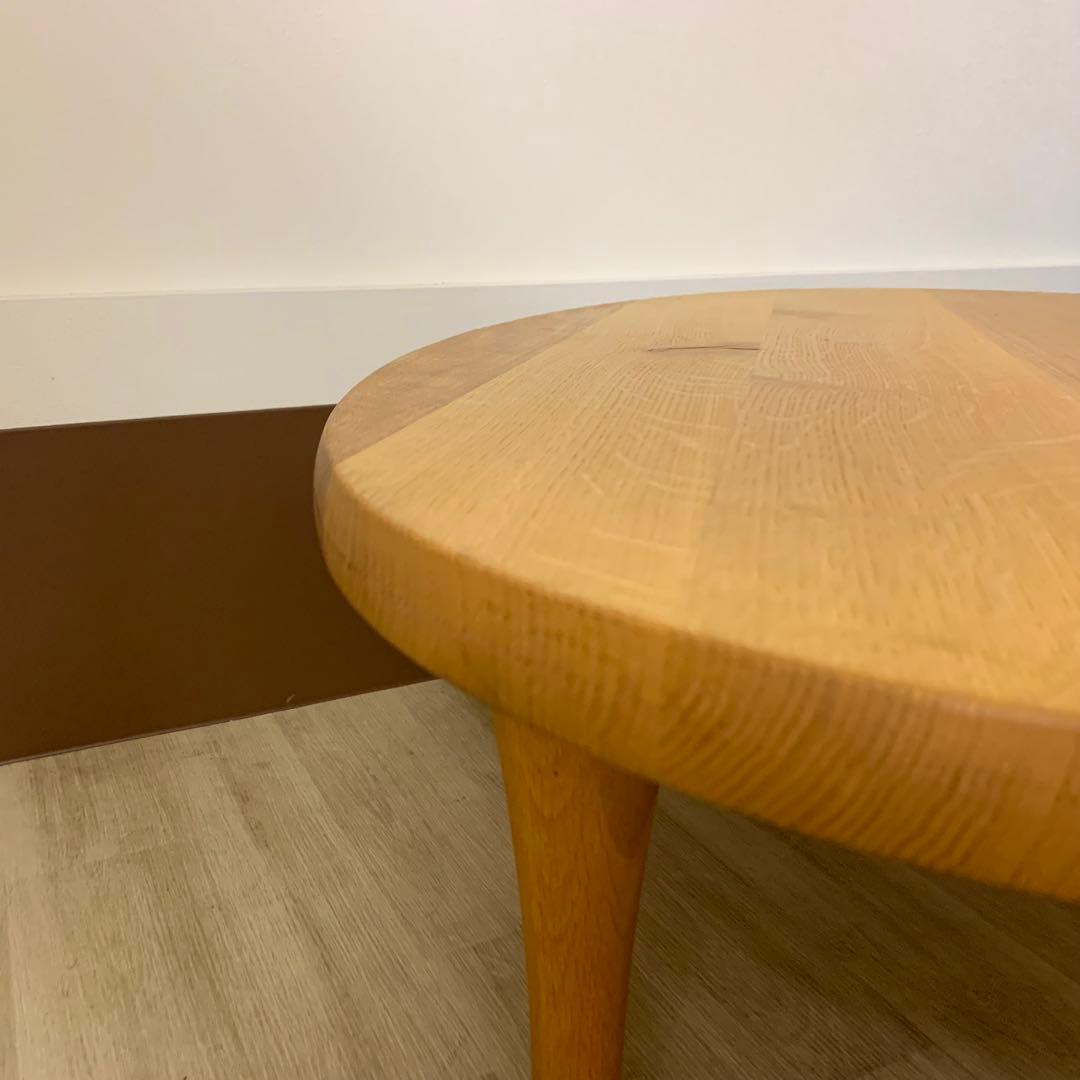 【美品】HIDA 飛騨産業 森のことば 豆型リビングテーブル センターテーブル