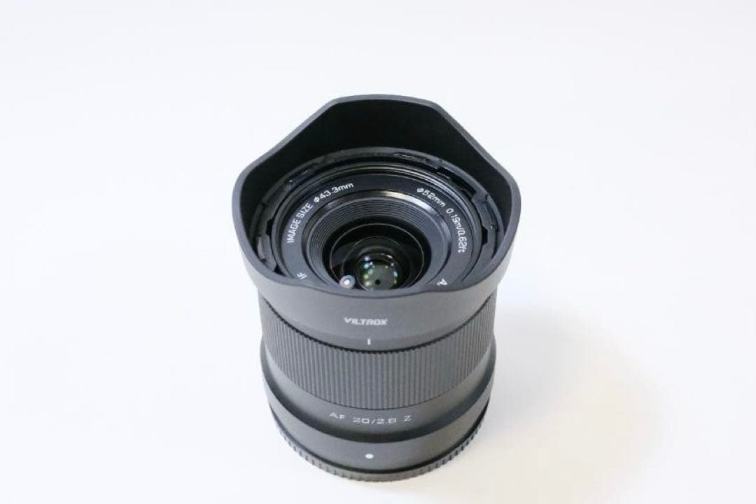 美品　VILTROX AF 20/2.8 Z 単焦点Nikonニコン　Zマウント