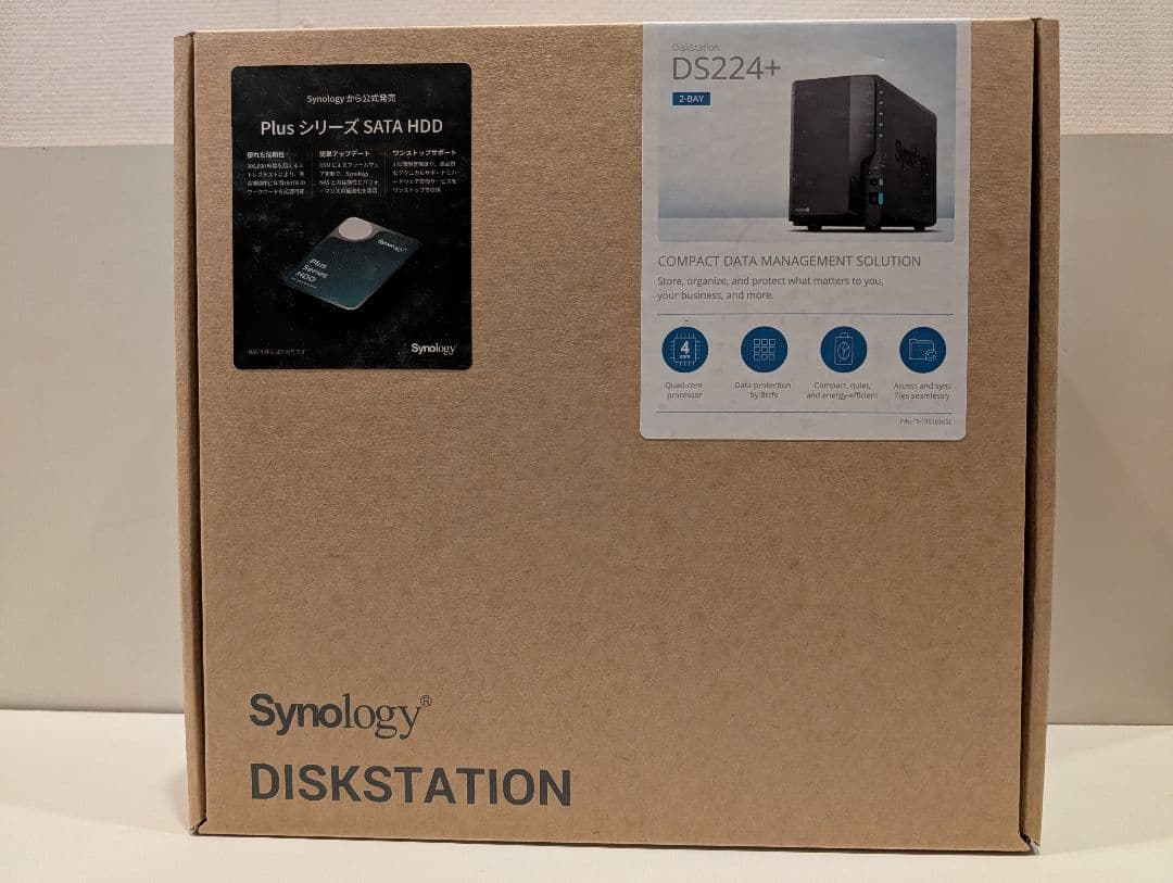 m*o様 Synology DS224+ NAS ディスクステーション