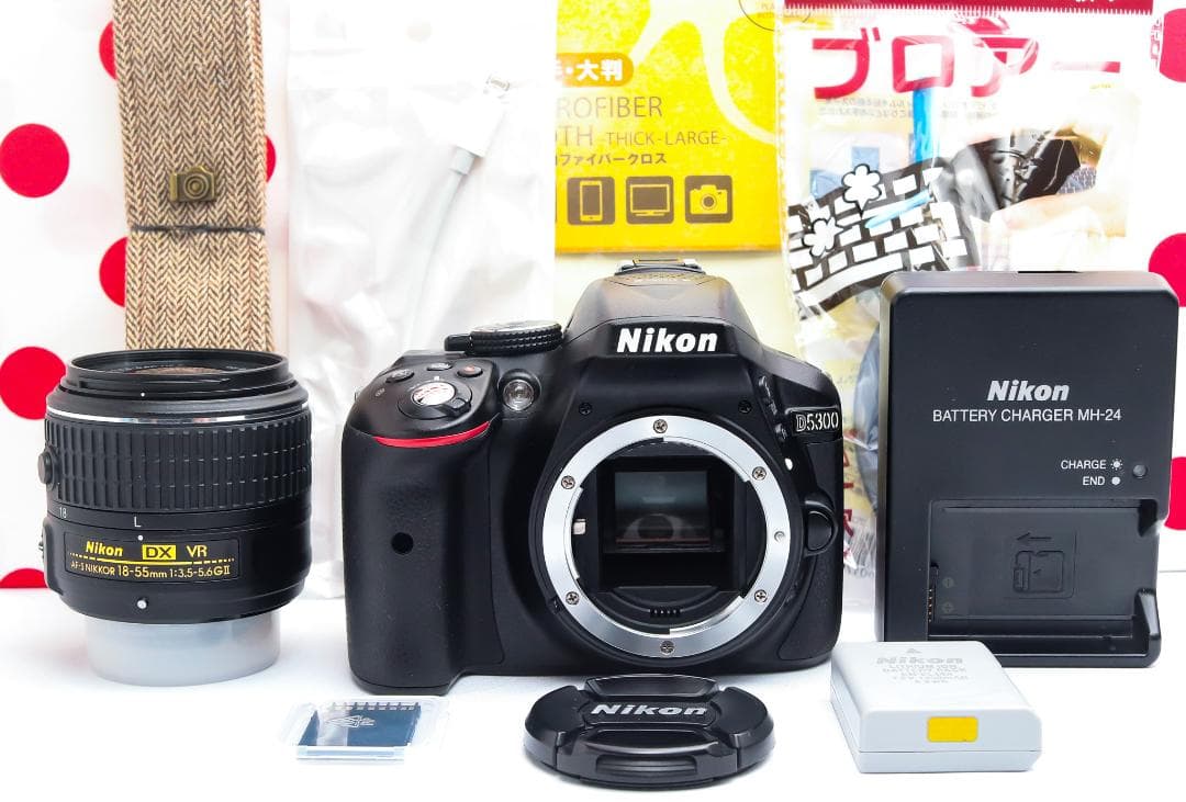 Nikon D5300 ❤Wi-Fi搭載&自撮り可❤超高画質❤一眼レフカメラ