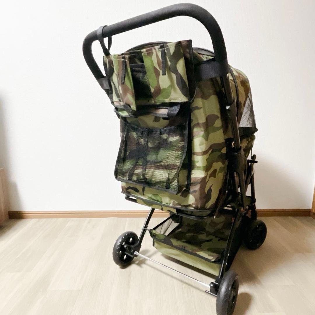 ピッコロカーネ PRIMO プリモ 迷彩柄 カモフラージュ ペットカート 対面式