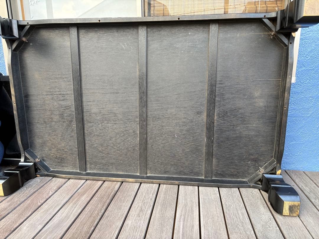 座卓 ちゃぶ台　漆調　光沢高級　アンティーク　昭和レトロ　古民家和室　値段交渉可