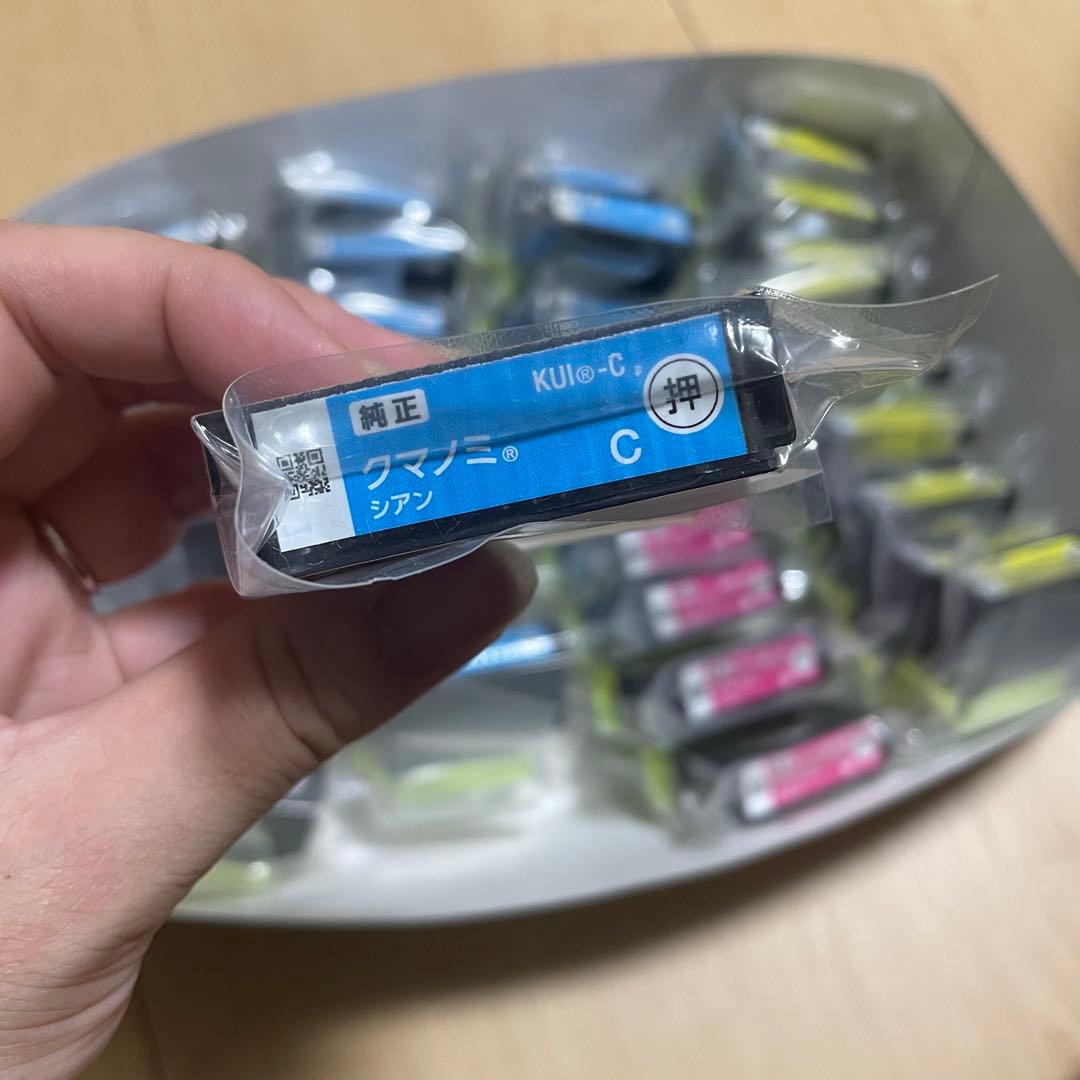 【本日中値下げ】EPSONエプソン　新品純正インクカートリッジ　クマノミ　１８個