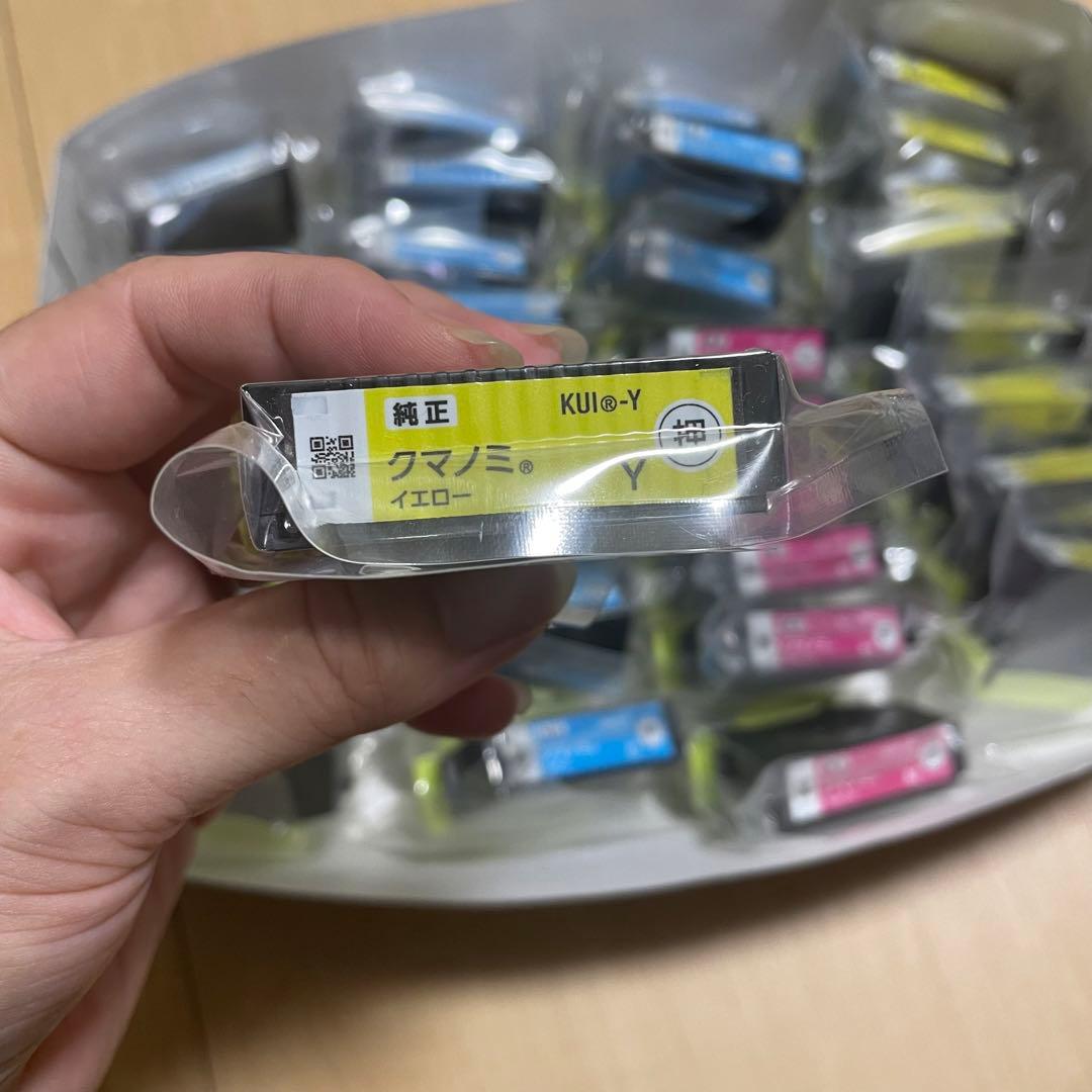 【本日中値下げ】EPSONエプソン　新品純正インクカートリッジ　クマノミ　１８個