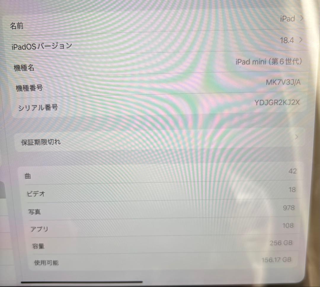 Apple iPad mini 第6世代　wifi 256GB