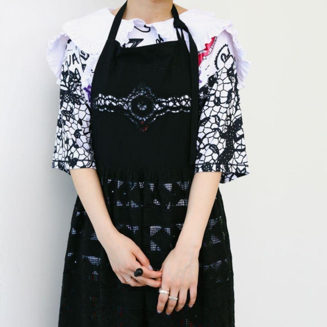 DEAN & DELUCA × BEAMS COUTURE エプロン 黒　2