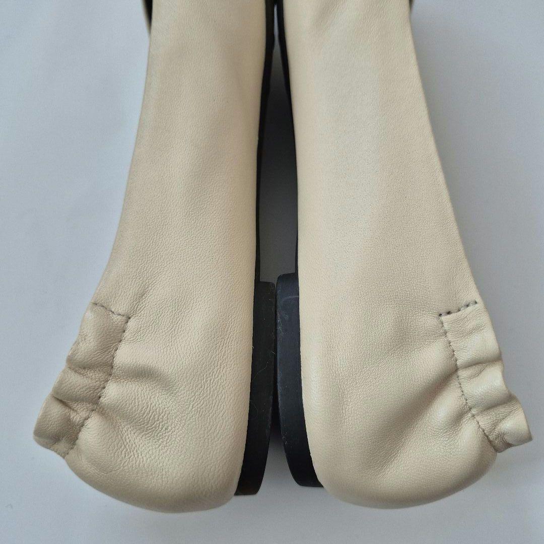 美品✨トリーバーチ TORY BURCH クレア キャップトゥ バレエ US7