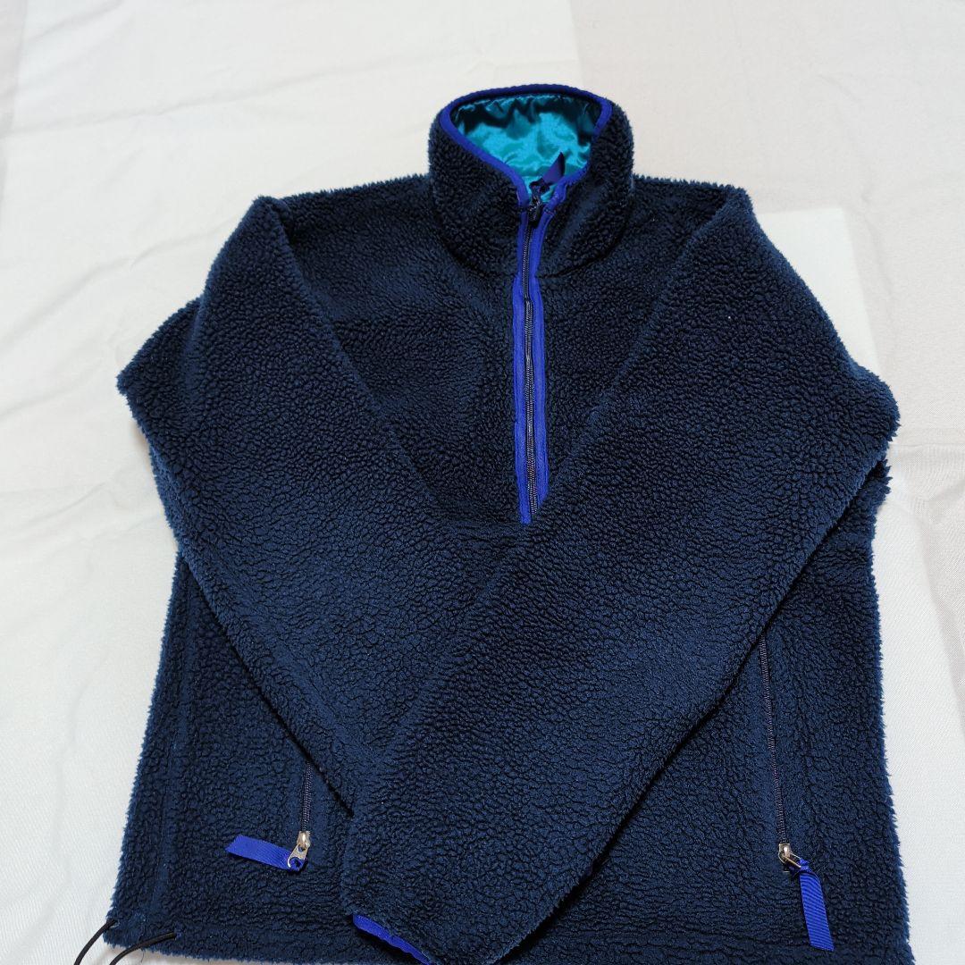 '92 パタゴニア パイルグリセードプルオーバー サファイア S USA製
