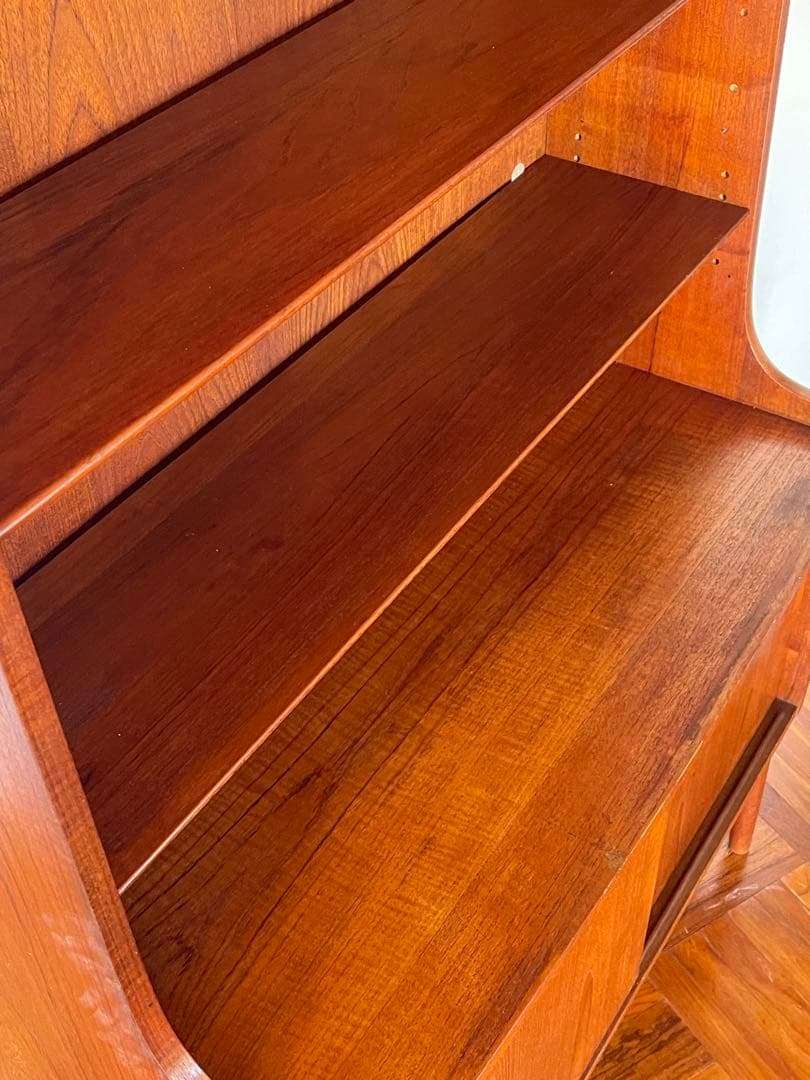 北欧 デンマーク ヴィンテージ チーク オイルフィニッシュ ブックシェルフ