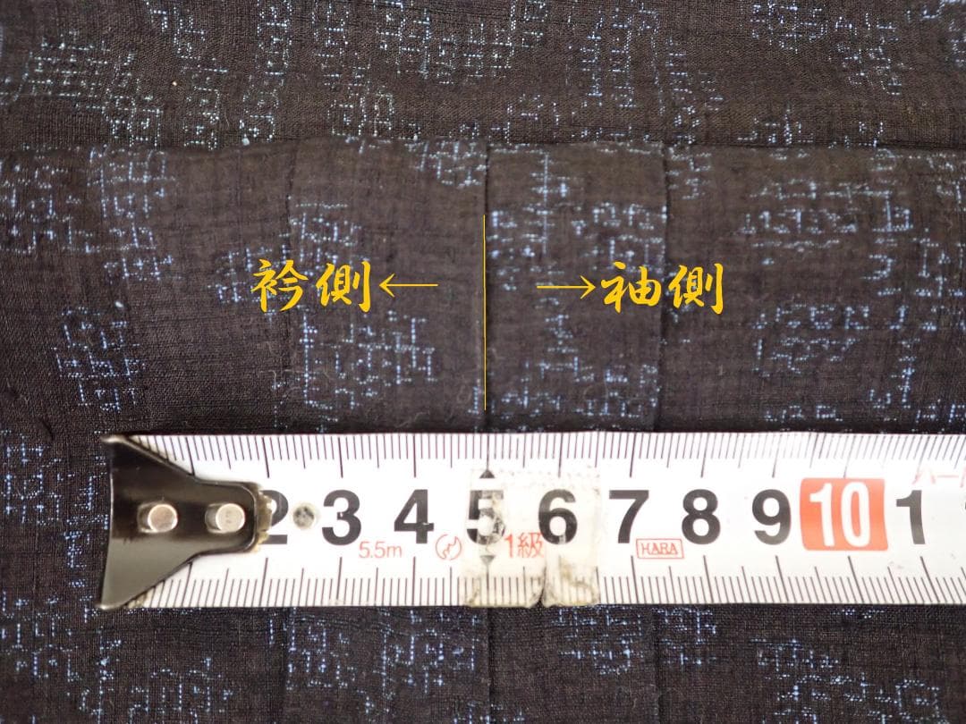 逸品 本場結城紬 証紙付 身丈157.5cm(+4cm) 真綿手紬 単衣仕立て