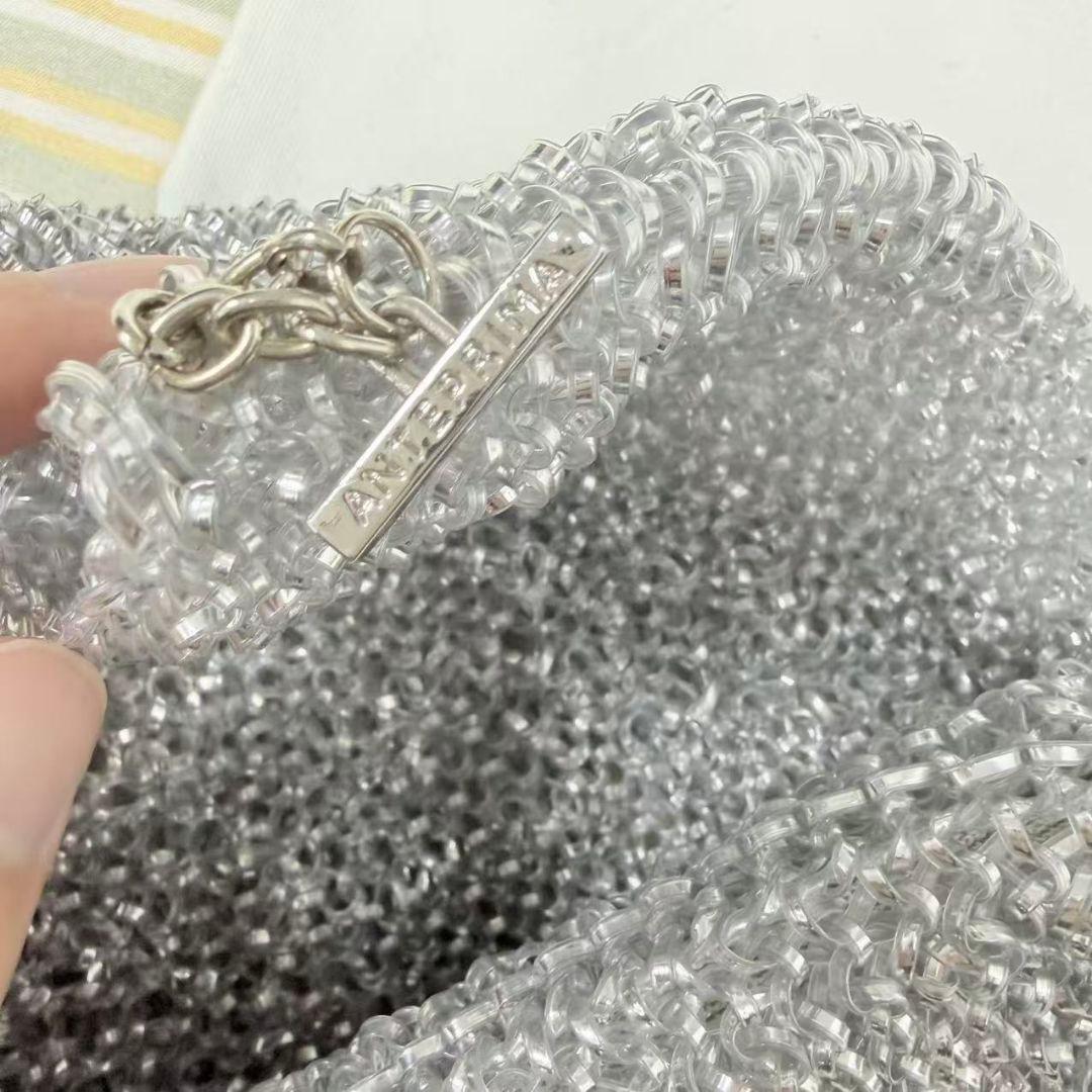 ANTEPRIMA シルバー メッシュデザイン ショルダーバッグ