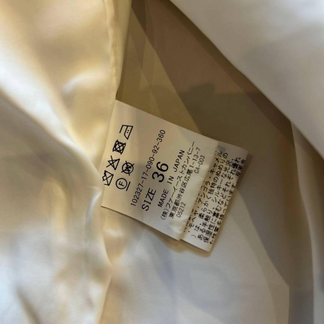 アナイ　スーリーアルパカショールコート　36