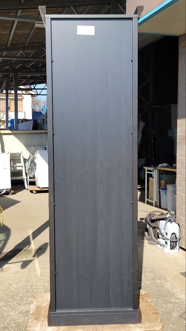 やっほーIKEA イケア ガラスキャビネット スリム コレクションケース