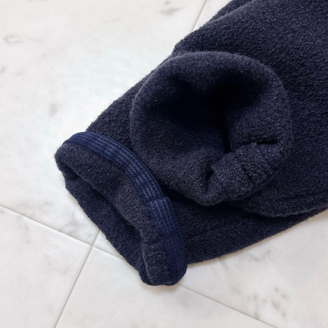 美品 マドモアゼルノンノン ゆったり 圧縮ウール コート ジャケット ロゴ刺繍