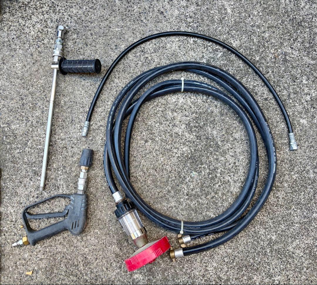 ③【直接取引限定】SEIWA 高圧洗浄機 三菱GM182 ホースドラム付 セット