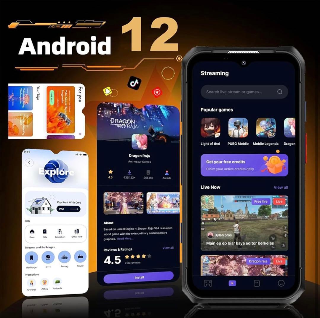ミニスマートフォン 3.88インチ4gフルスクリーンスマートフォンandroid