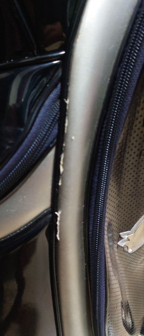 ※かーぴん PUMA キャディバッグ 黒 シルバー