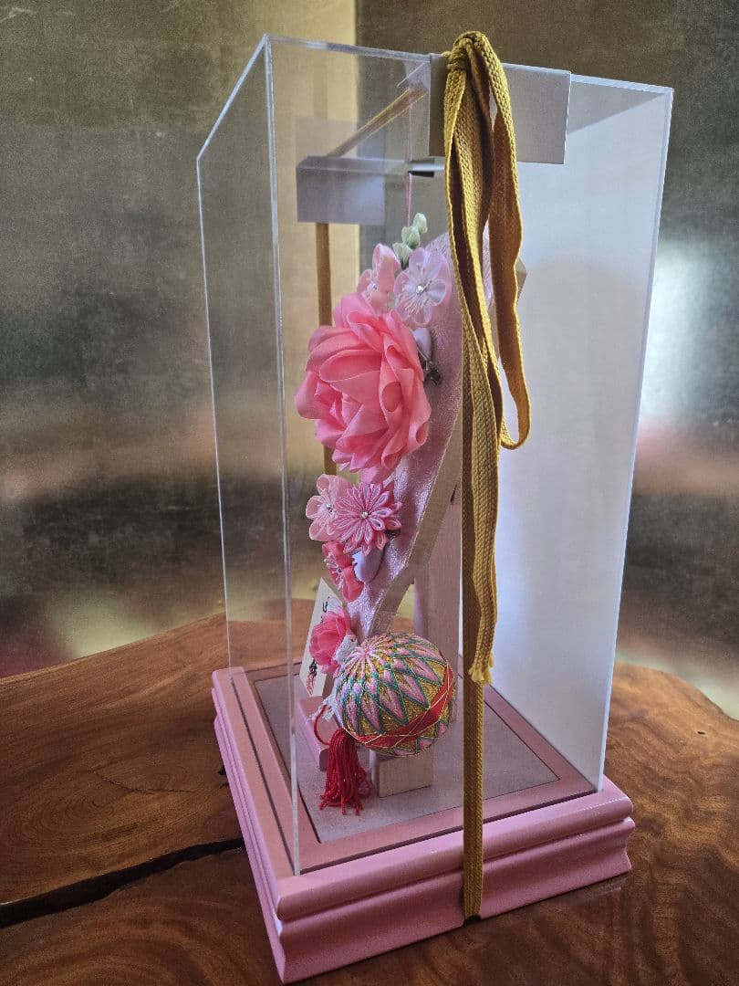 【展示品限り】正月飾り　羽子板　ケース飾り　※閉店セール　H2