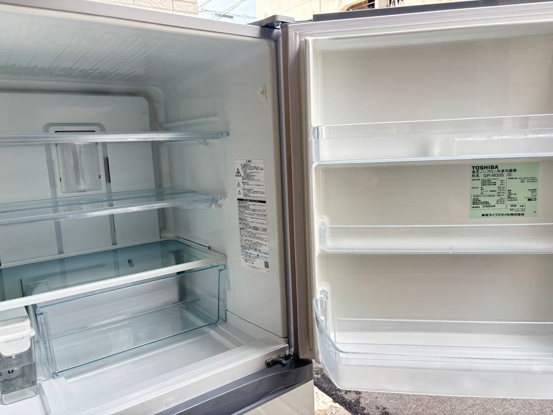 【美品】2019年製 TOSHIBA 3ドア　冷蔵庫　330L