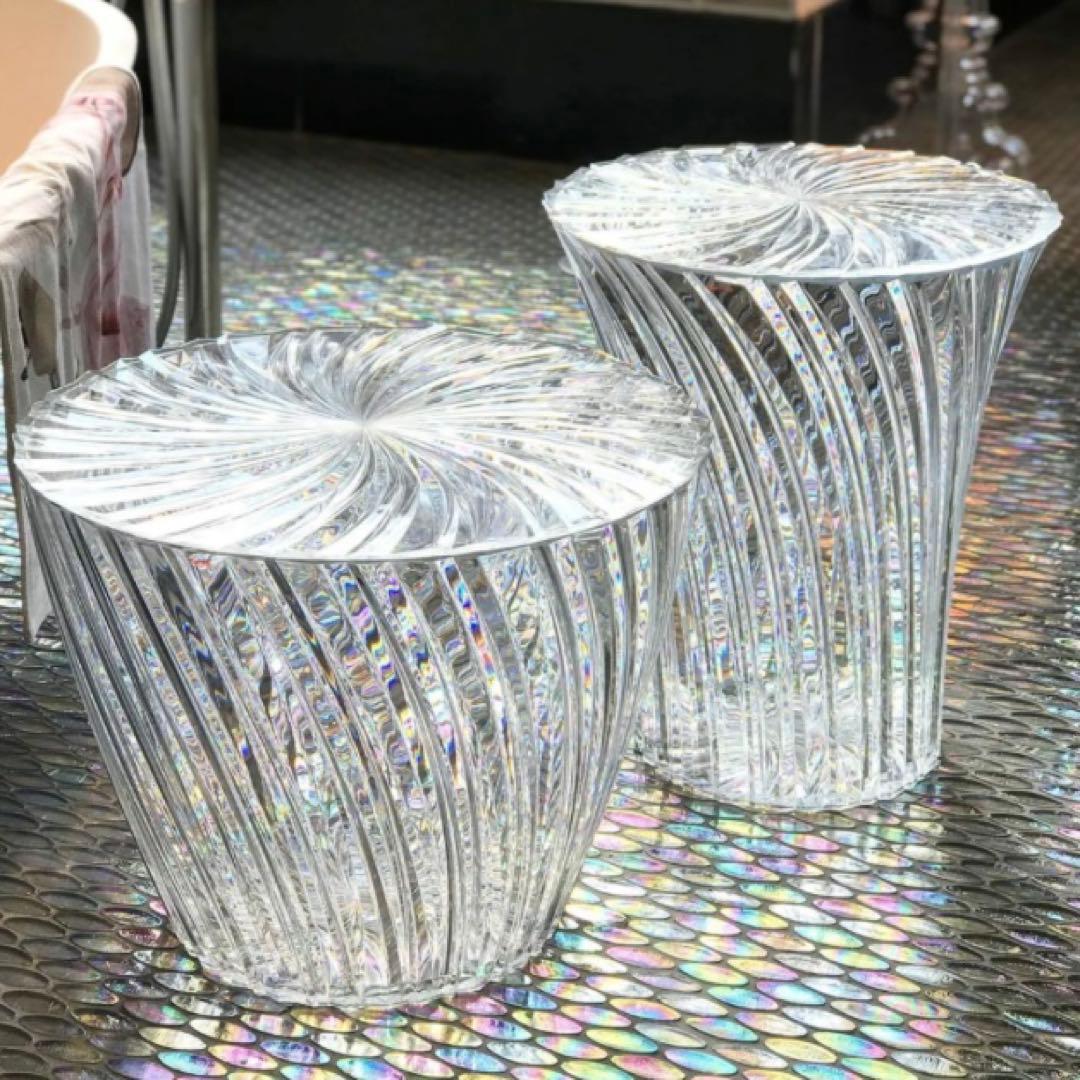 美品◆kartell カルテル　SPARKLE スパークル　ローテーブル