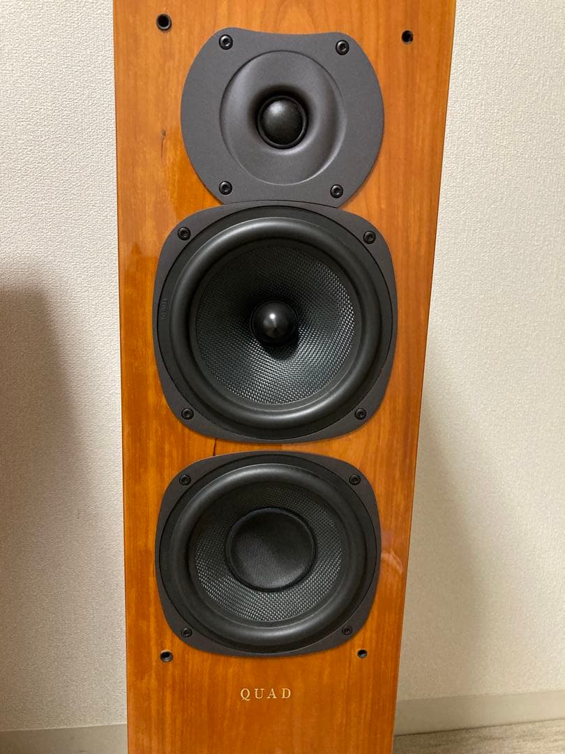QUAD 22L2 (チェリー)ペア　トールボーイスピーカー
