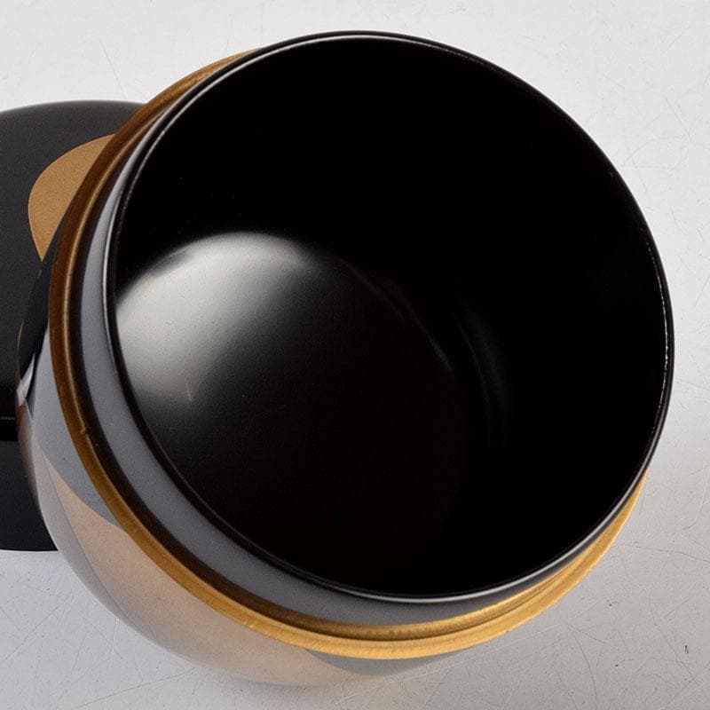 Soho 茶道具　竹内幸斎作　遠山蒔絵　大棗　共箱　V　9138