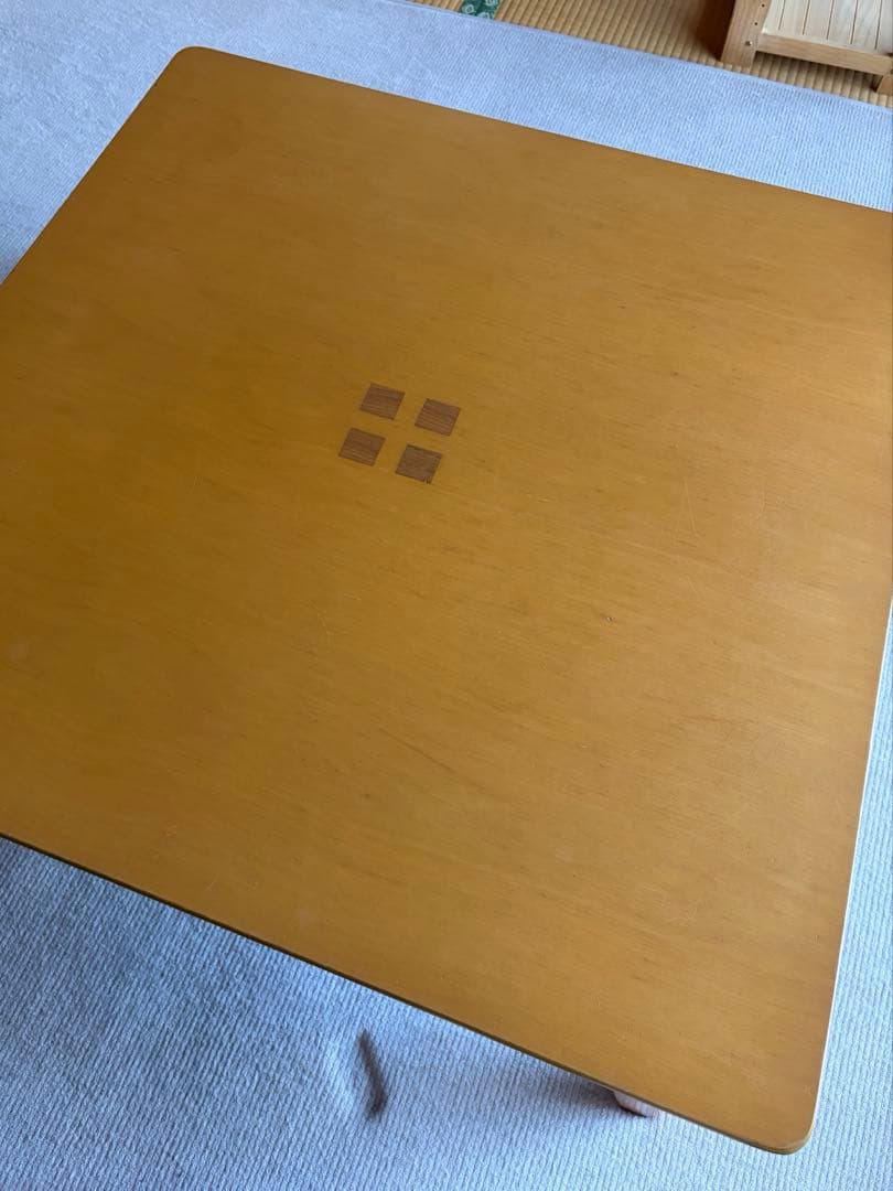 正方形こたつテーブル ヒーターと手元コントローラー付き
