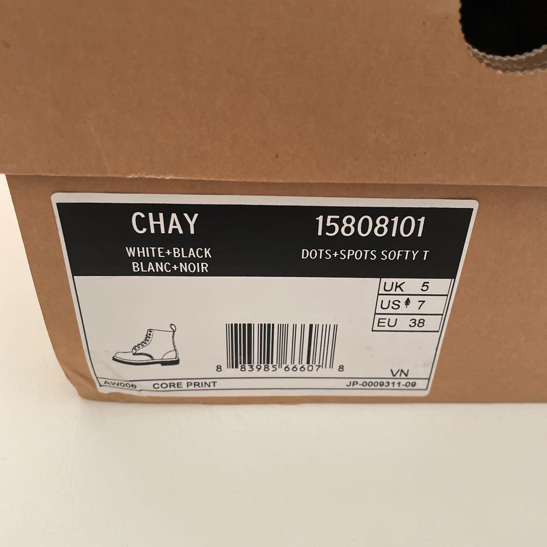 【美品】ドクターマーチン　8ホール　UK5 ドット柄