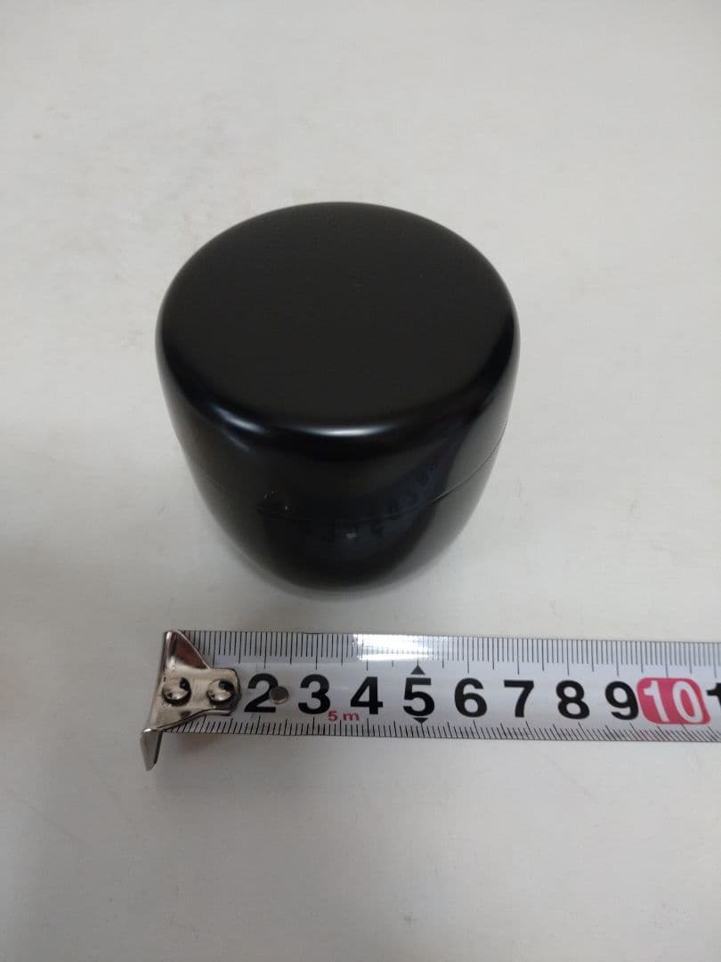 川端近左 倣利休形 黒中棗 二重箱 共箱