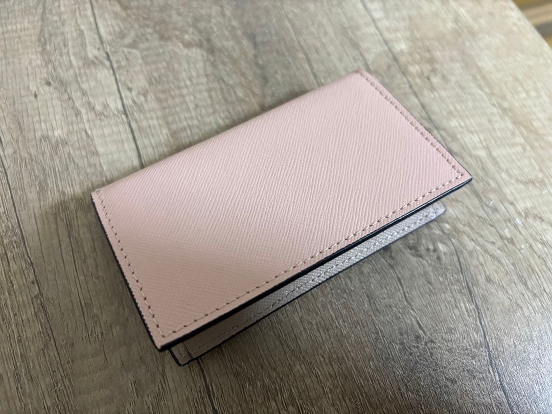 Marni ピンク ベージュ 名刺入れ