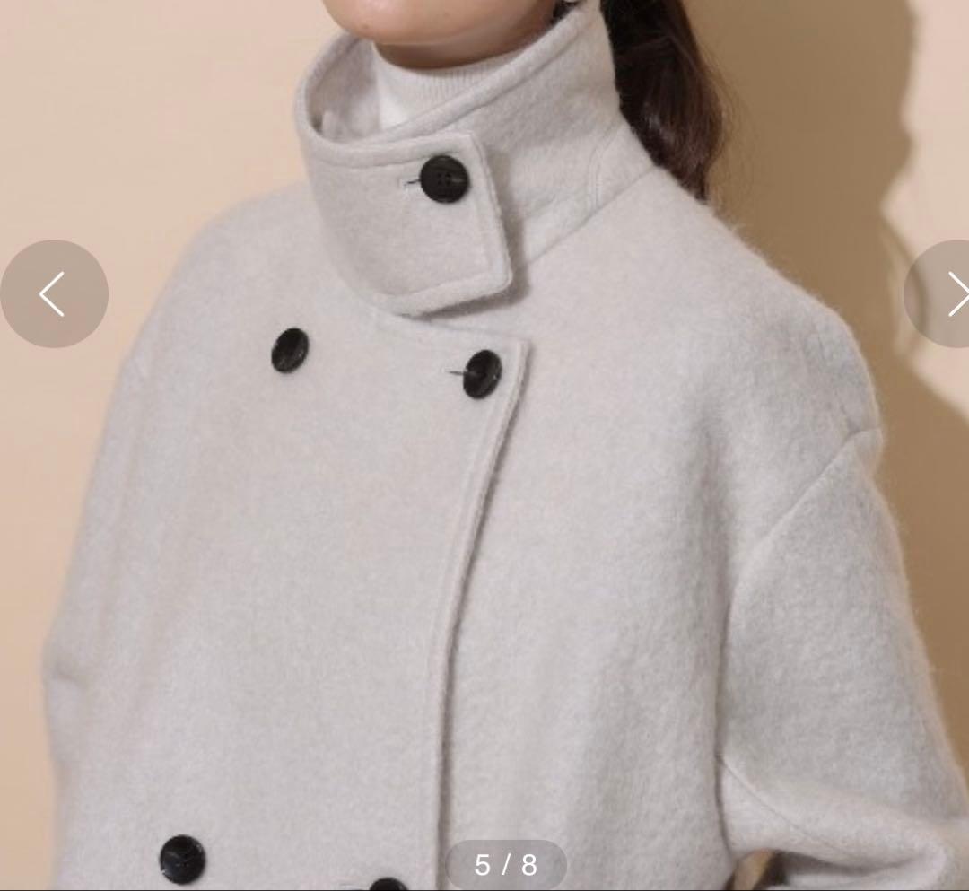 【美品】アプワイザーリッシェ　スタンドミドルコート　テントコート