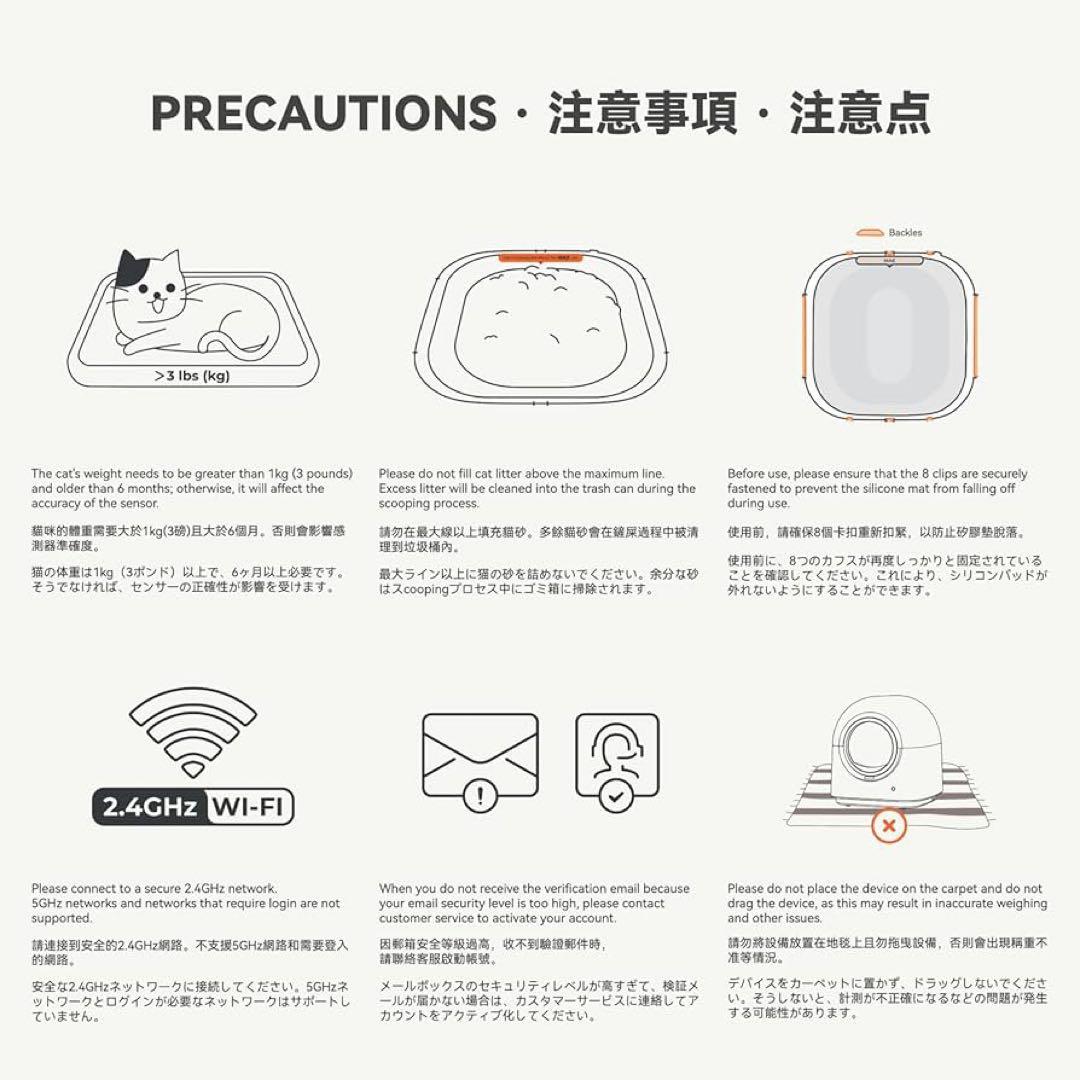 【HHOLOVE】猫自動トイレ 全自動猫トイレ AI搭載センサー PIR検知