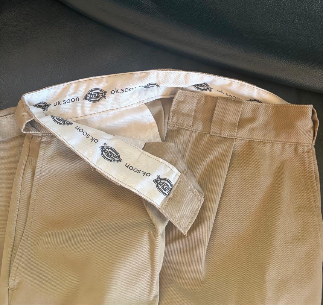 ok.soon×dickies wide chino pants
