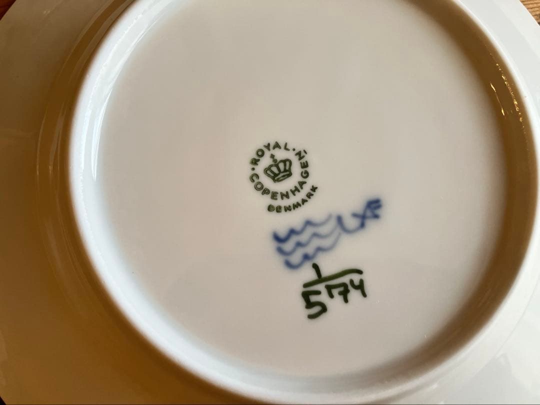 ロイヤルコペンハーゲン ブルーフルーテッドハーフレース　17プレート×5