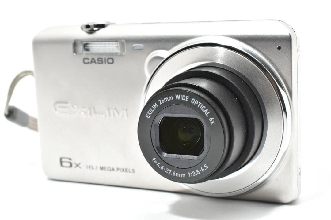 極美品 カシオ　CASIO EXILIM EX-ZS26 シルバー ＃A350