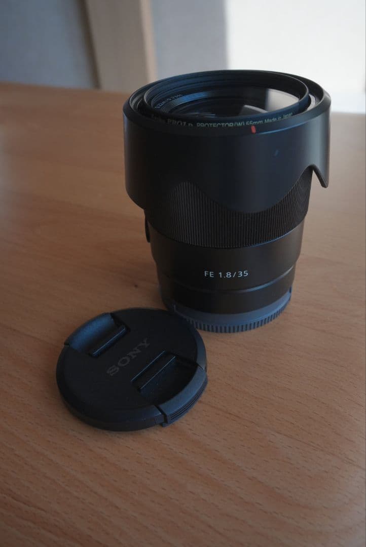 SONY FE 1.8/35 単焦点レンズ[SEL35F18F]プロテクター付き