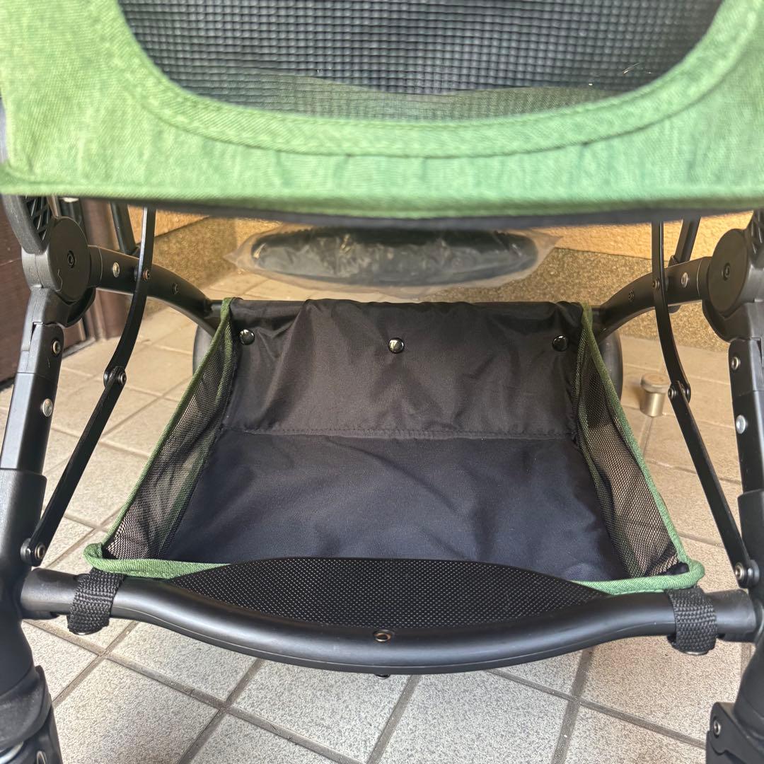 ペットパラダイス smooca ペットカート ナチュラルグリーン