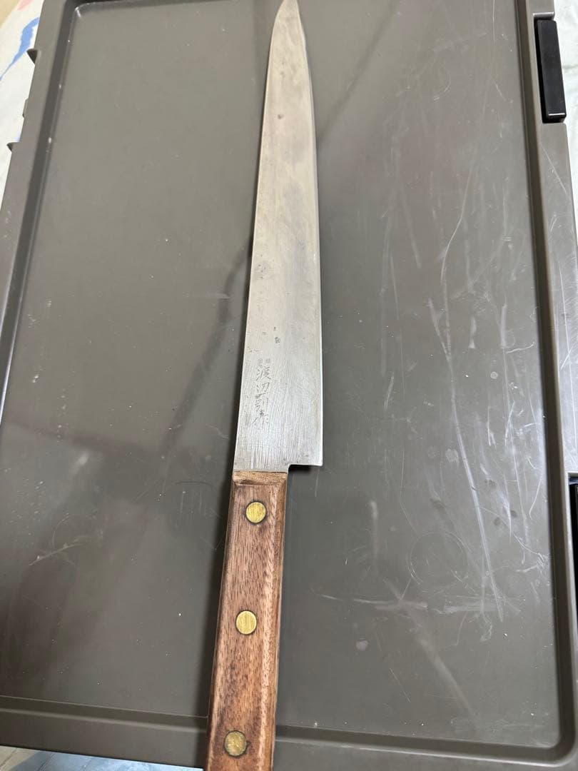 牛刀 約30cm 木製ハンドル渡辺別作