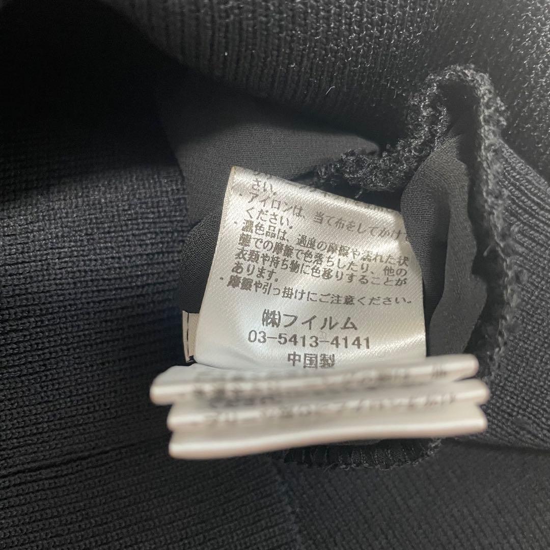 極美品✨Sov. ソブ　ギャザーフリルデザインブラウス　リボン　ブラック　黒